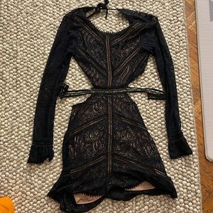 For Love & Lemons Emerie Cutout dress